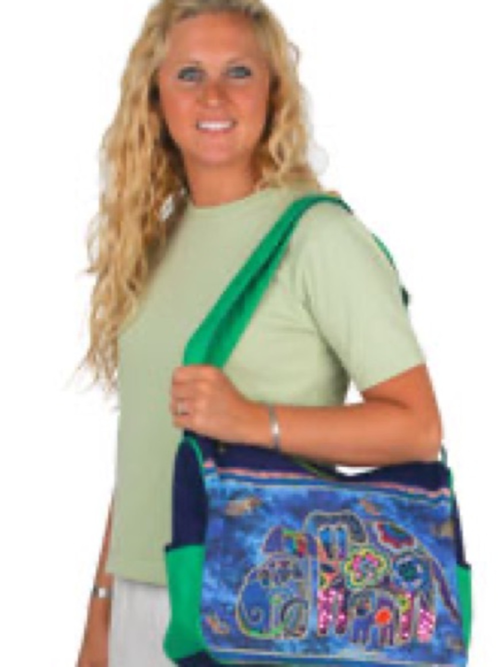 Laurel Burch Medium ~Canine Family Print ~Crossbody /Satchel LB4852 EUC - Picture 10 of 11